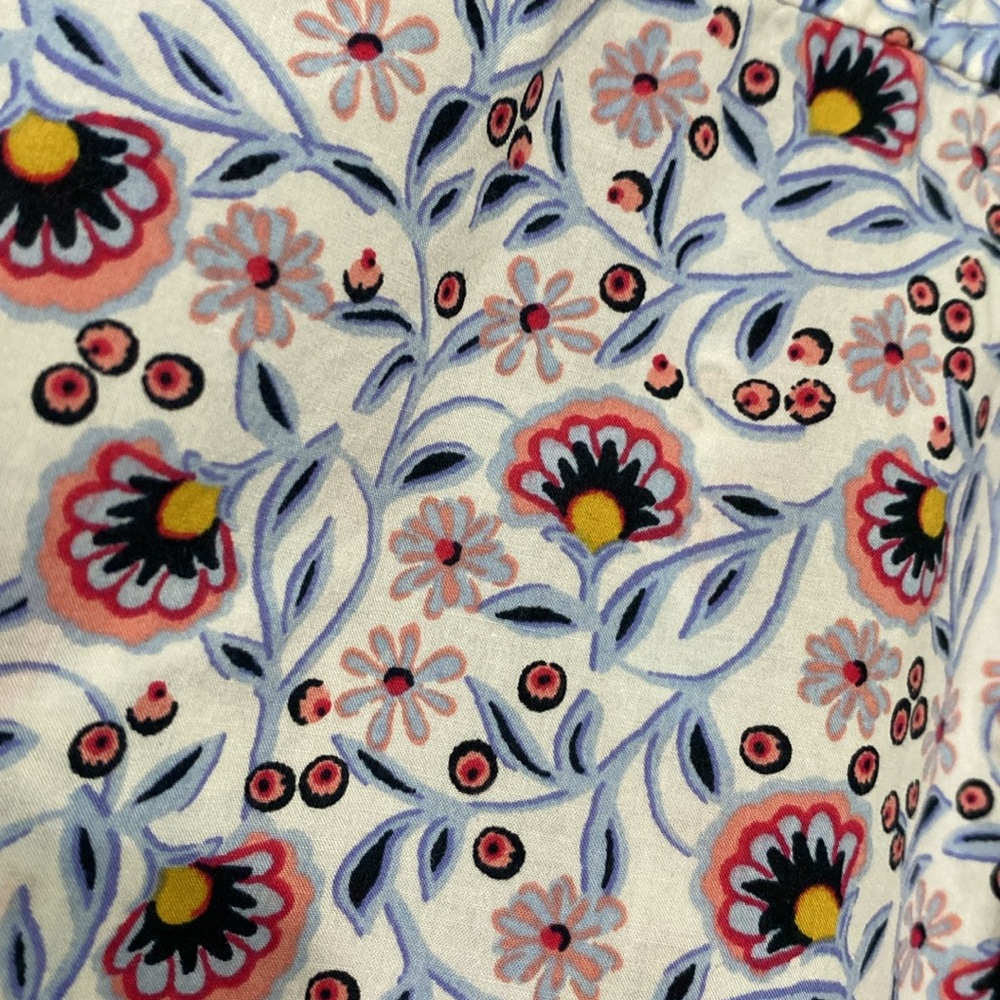 Beautiful floral print, button front, long sleeve shirt, Talbots, Women’s size M - Picture 7 of 9